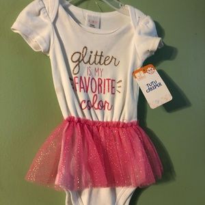 Pink Tutu Onesie size 6-9 months